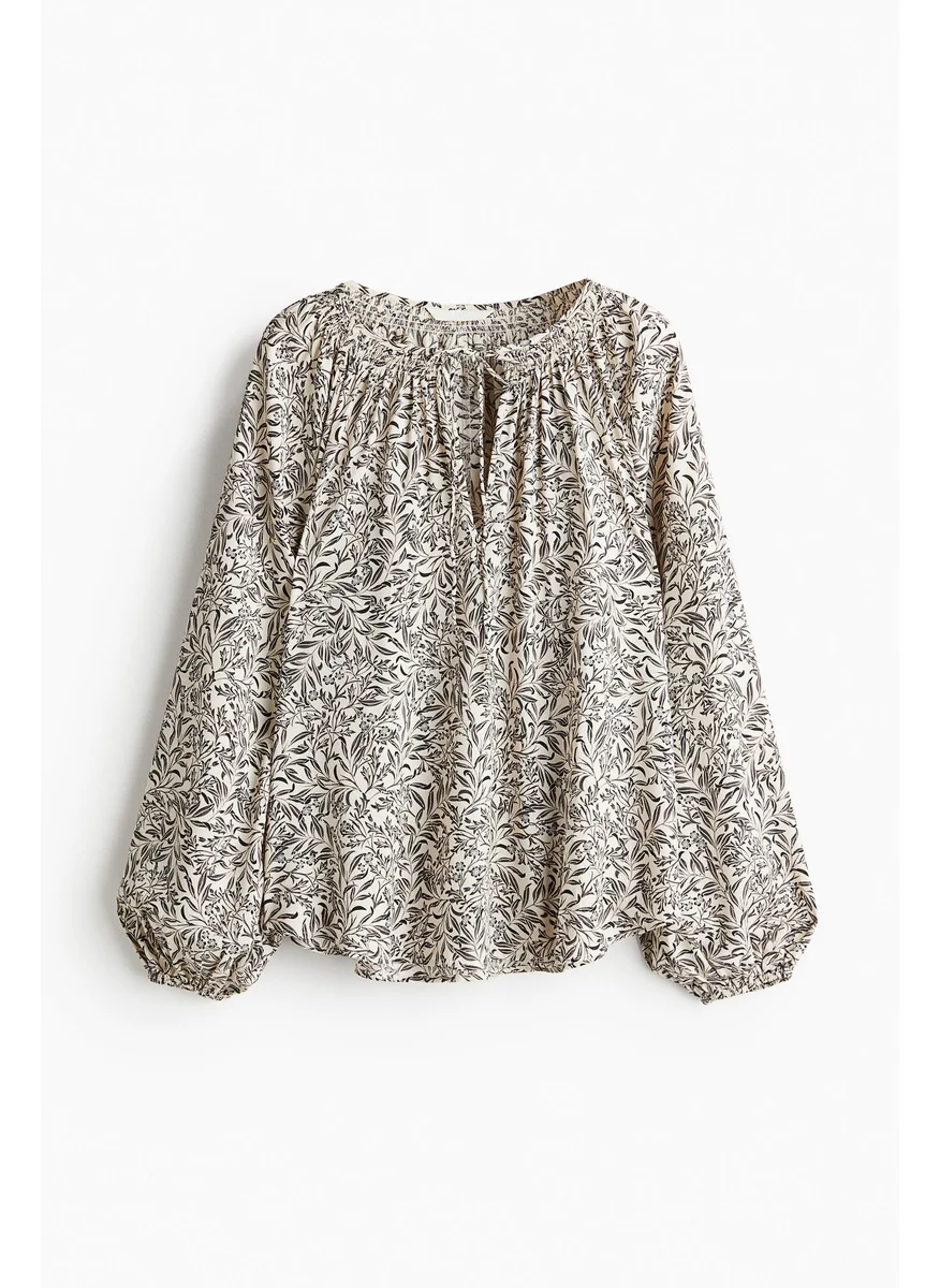 H&M Oversized Crêpe Blouse