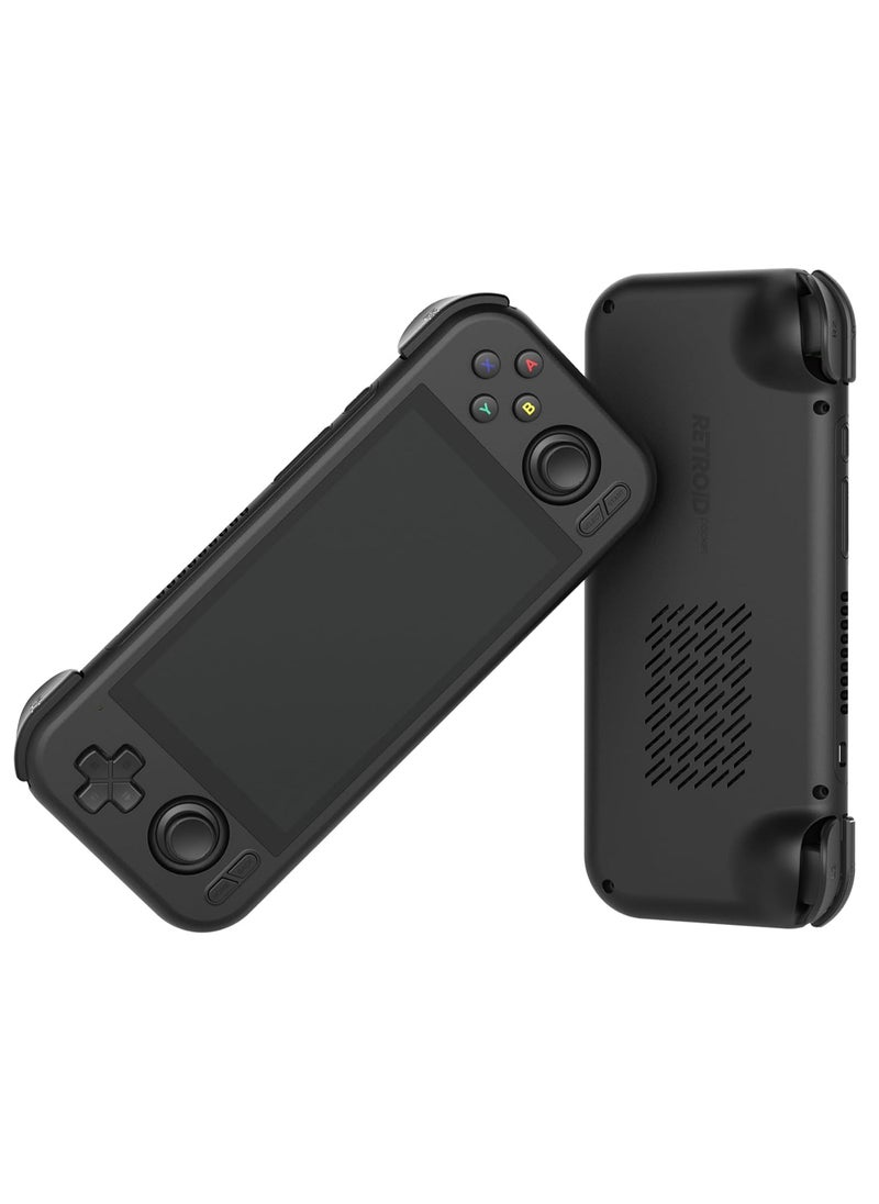 Retroid Pocket 4 Pro Retro Game Handheld Console, Android Retro Game Console Multiple Emulators Console Handheld 4.7 Inch Display 5000mAh Battery Classic Games Console (Black)