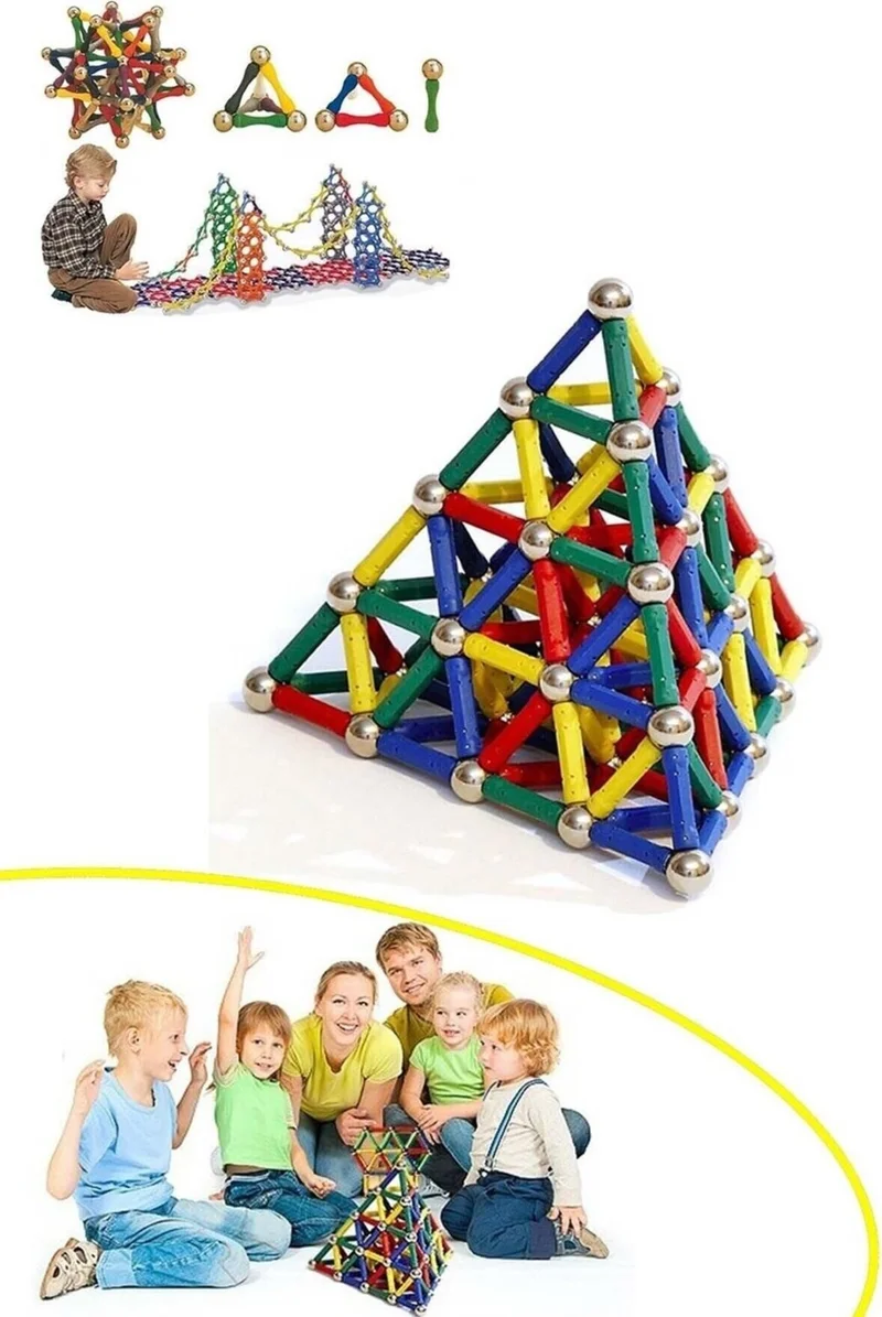 موبي Magnetic LEGO Magnet Balance Joysticks 37 Pieces