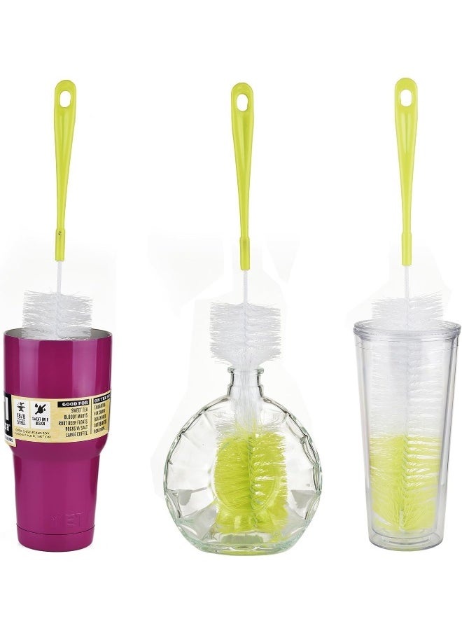 ALINK ALINK 16” Long Bottle Brush Cleaner for Washing Wine/Beer/Sport Well/Thermos/Glass and Long Narrow Neck Sport Bottles  - Image 5
