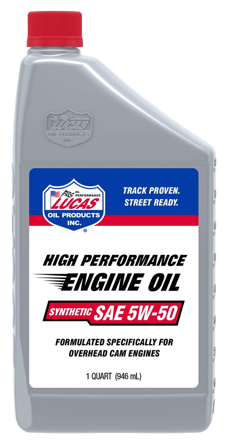 Lucas Oil 10101 Synthetic SAE 5w50 Oil, 1 Quart, 1 Pack - Image 3