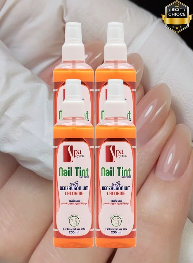سبا سيستم 4 قطع صبغة أظافر بكلوريد البنزالكونيوم 250 مل - Image 1