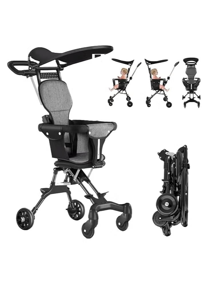 Foldable Baby Travel Stroller with Adjustable Handle - Image 1