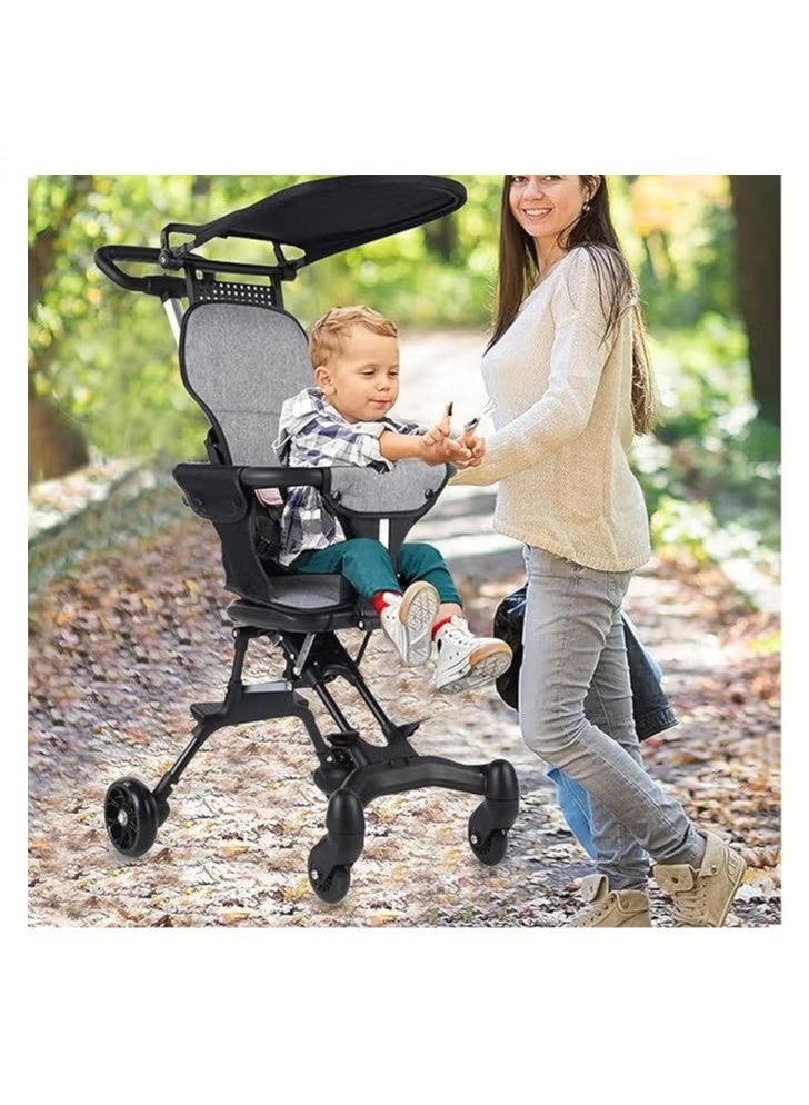 Foldable Baby Travel Stroller with Adjustable Handle - Image 2