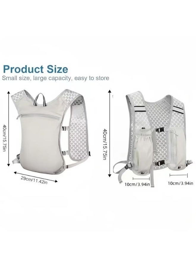 NAKODU Running Vest Hydration Backpack, Leak-Proof Water Bladder Lightweight Pack for Marathon, Trail Running, Cycling, Hiking & Mountaineering | Unisex for Men Women - Image 3