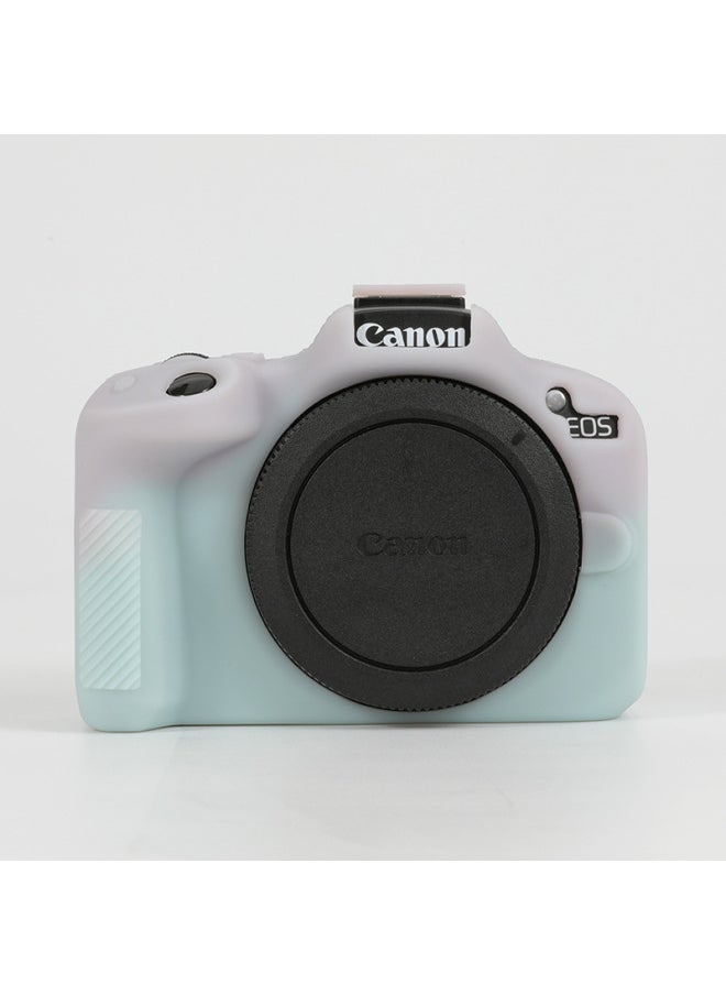 Generic For Canon EOSR50 R50 Camera Silicone Case R50 Camera Silicone Case Photography Protective Case Soft Case Bag-Color:R50 Plastic Sleeve Glossy Jelly Pink Green  - Image 1