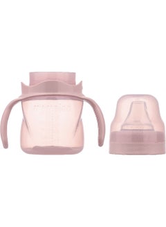 Mamajoo Spillproof Educational Cup with Handle Powder Pink 160 ml & Anti-Colic Spout  - Image 2