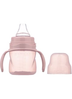 Mamajoo Spillproof Educational Cup with Handle Powder Pink 160 ml & Anti-Colic Spout  - Image 4