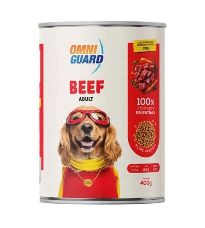 Omni Guard Beef Adult Dogs Canned Wet Food 400g