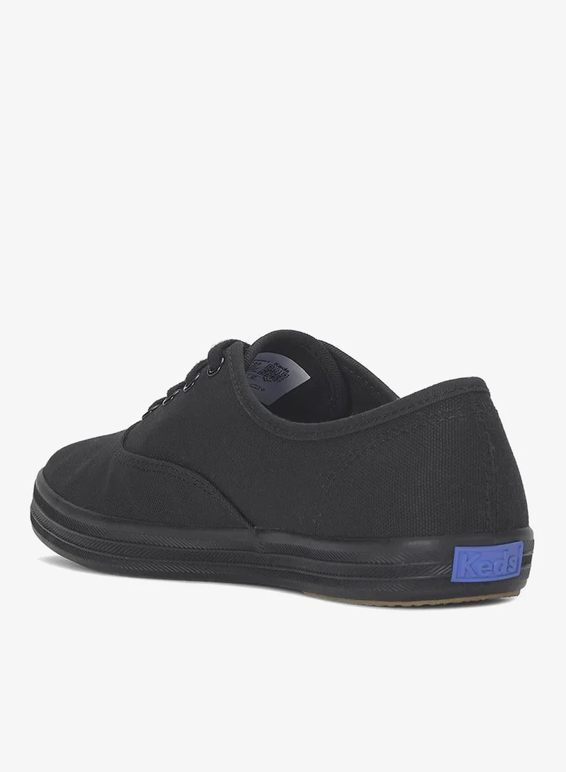 Keds Black/Black Keds Women's Champion Originals Lace Up Canvas Casual Sneaker Black for Women | Best Price UAE