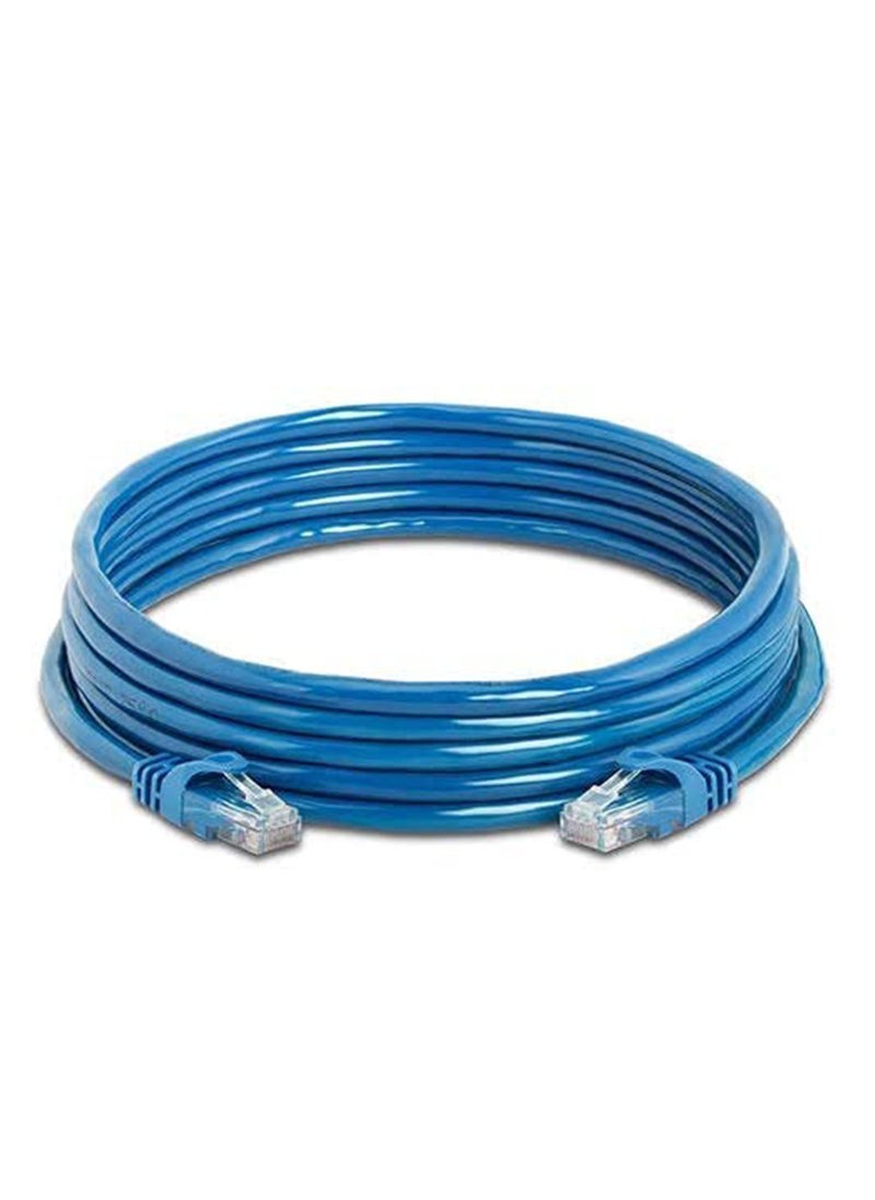 S-TEK كابل توصيل إيثرنت RJ45 Cat6 عالي السرعة متوافق مع PS4 PS3 Raspberry Pi 4 التلفزيون الذكي الكمبيوتر مودم راوتر أزرق  - Image 2