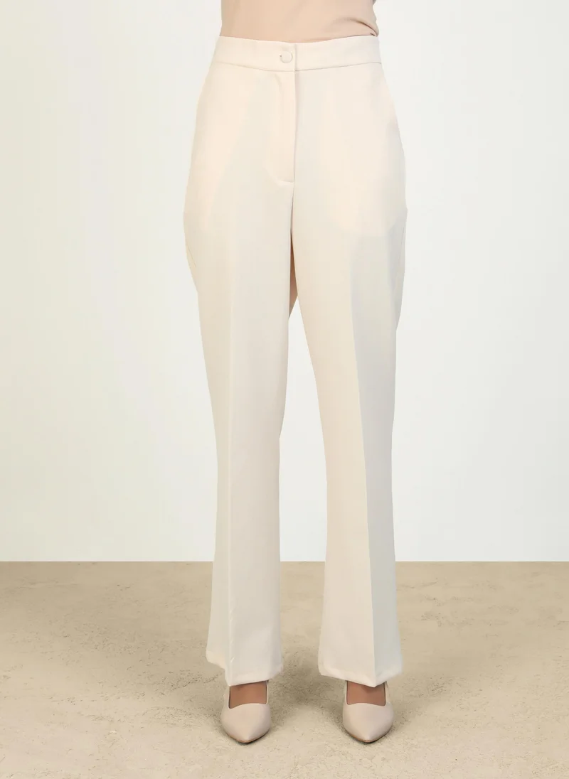 Refka by modanisa Cream - Evening Suit - Refka