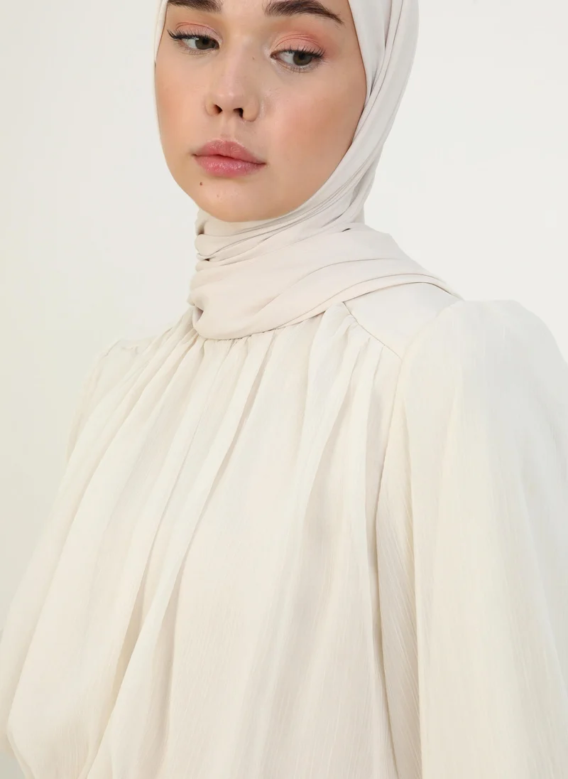 Refka by modanisa Cream - Evening Suit - Refka