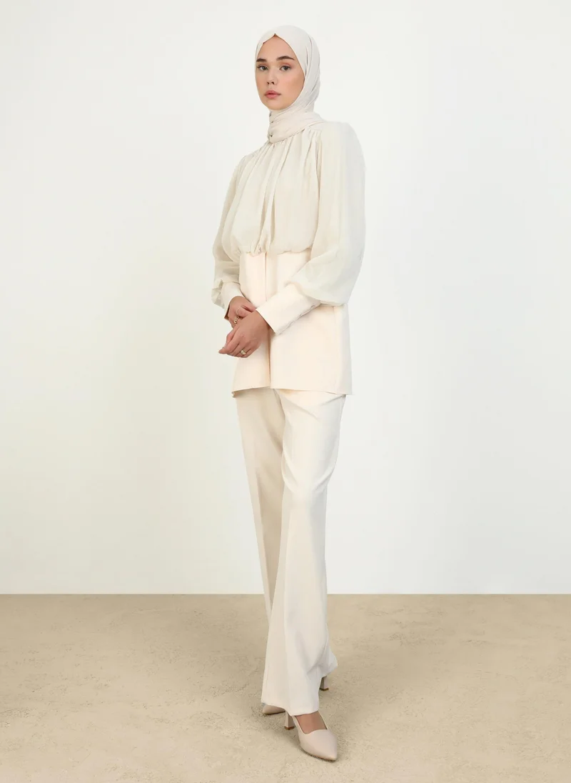 رفقة من مودانيسا Cream - Evening Suit - Refka