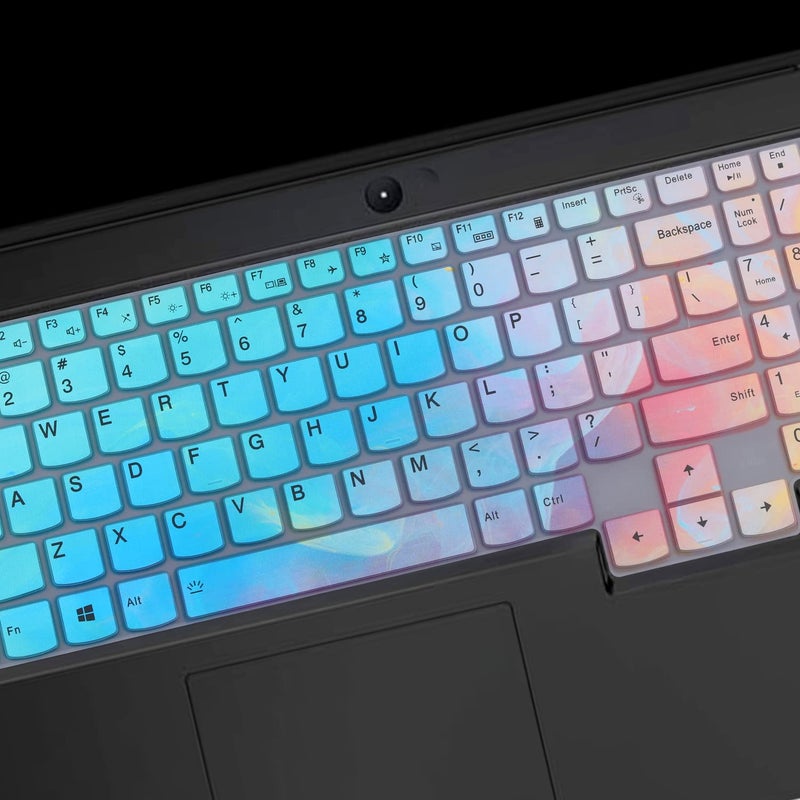 MUBUY-GOL Keyboard Cover Skin for Lenovo Legion 5 5i 5p 5pi 7 7i Gen 9/8/7/6 15.6" 16" 17.3", Legion Pro 5 5i 7 7i 16" Gen 9/8/7/6, Legion Slim 5 5i 7 7i 15.6 16 Gen 9/8, LQQ 15.6" 16" Gen 9/8, US Layout - Image 3