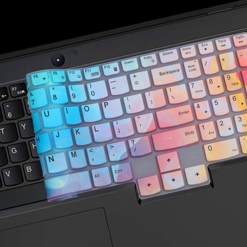 MUBUY-GOL Keyboard Cover Skin for Lenovo Legion 5 5i 5p 5pi 7 7i Gen 9/8/7/6 15.6" 16" 17.3", Legion Pro 5 5i 7 7i 16" Gen 9/8/7/6, Legion Slim 5 5i 7 7i 15.6 16 Gen 9/8, LQQ 15.6" 16" Gen 9/8, US Layout - Image 5