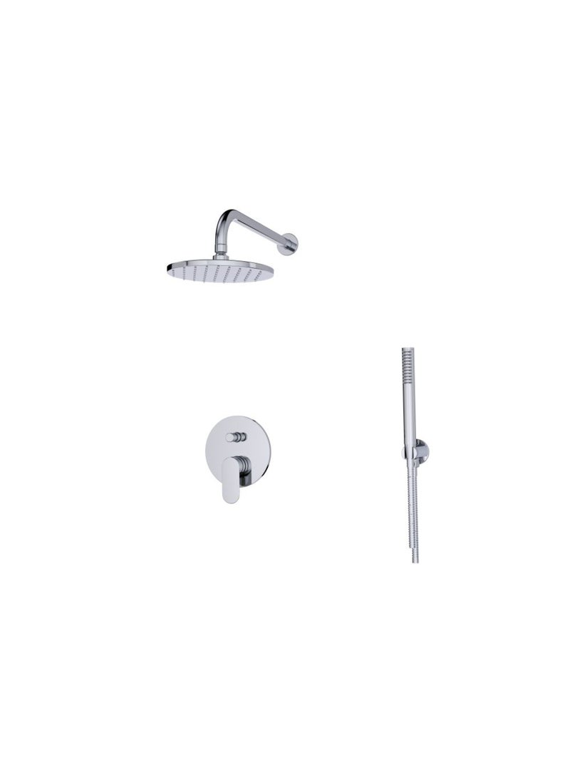 DANUBE HOME Milano Vifa 2-Way Concealed Bath Shower Mixer – Modern Wall-Mounted Bathroom Faucet with Durable Brass Construction, Sleek Concealed Design for Stylish Bathrooms - Image 1