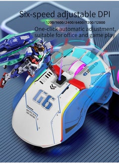 M MIAOYAN M MIAOYAN G6 mechanical mouse macro programming work mouse RGB colorful luminous desktop laptop gaming mouse  - Image 5
