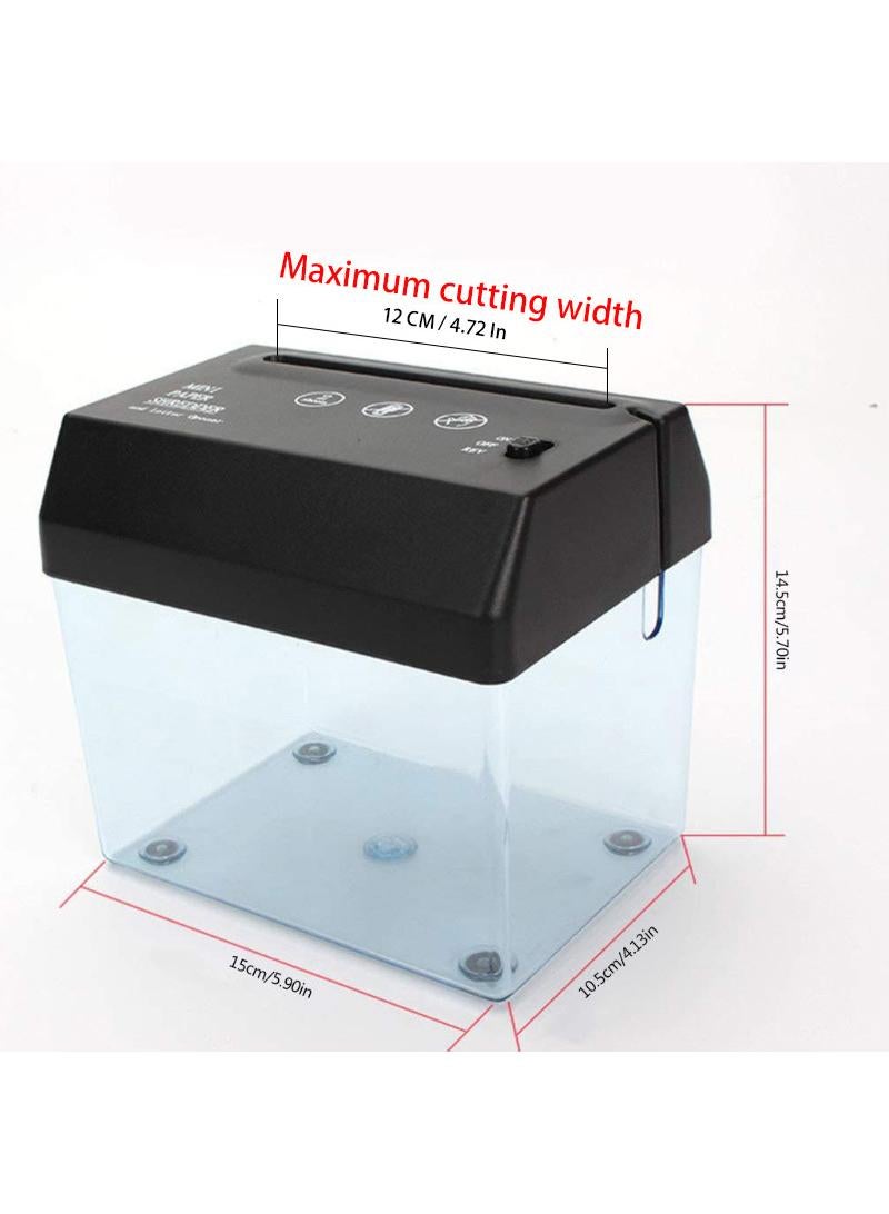 Mini USB Paper Shredder For A6 Paper Strip Cut - Image 1