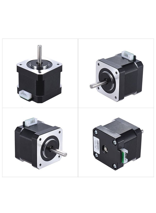 NIBEMINENT Nema 3D Printer Stepper Stepping Motor 2 Phase 0.9A 1.8 Degree 0.4N.M Black  - Image 3