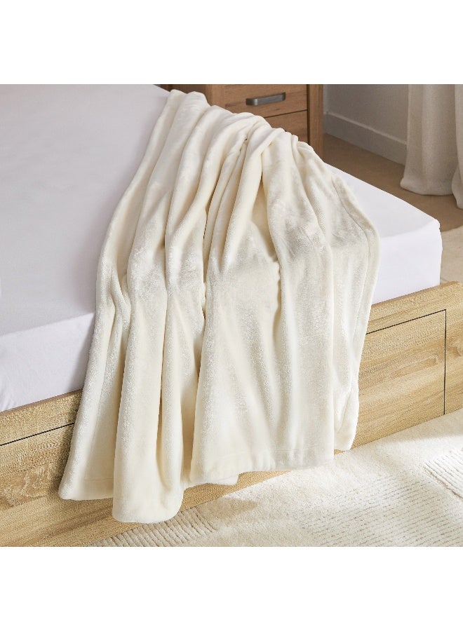 Home Box Snugsoft Flannel Double Layer Twin Blanket 150 x 200 cm - Image 4