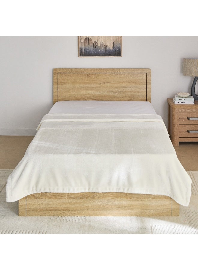 Home Box Snugsoft Flannel Double Layer Twin Blanket 150 x 200 cm - Image 2