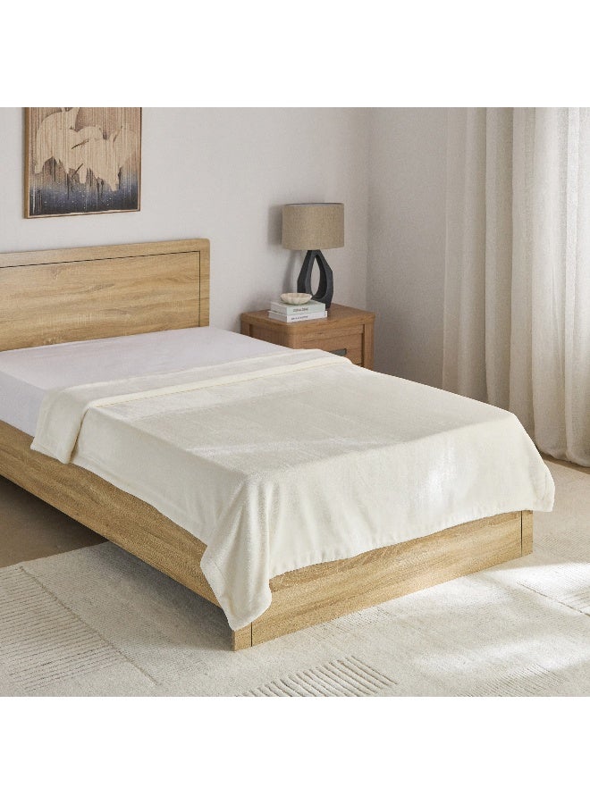 Home Box Snugsoft Flannel Double Layer Twin Blanket 150 x 200 cm - Image 1