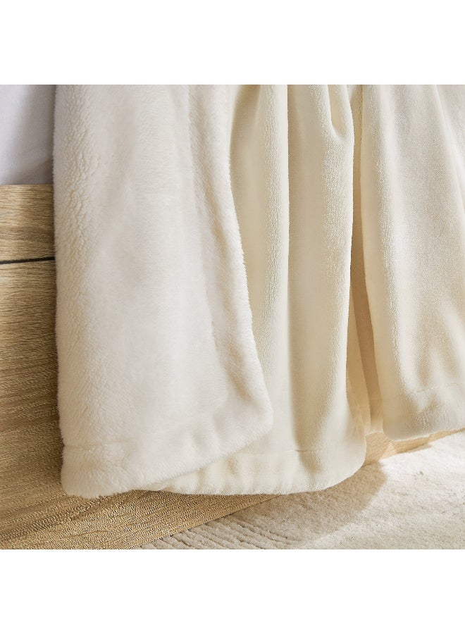 Home Box Snugsoft Flannel Double Layer Twin Blanket 150 x 200 cm - Image 5