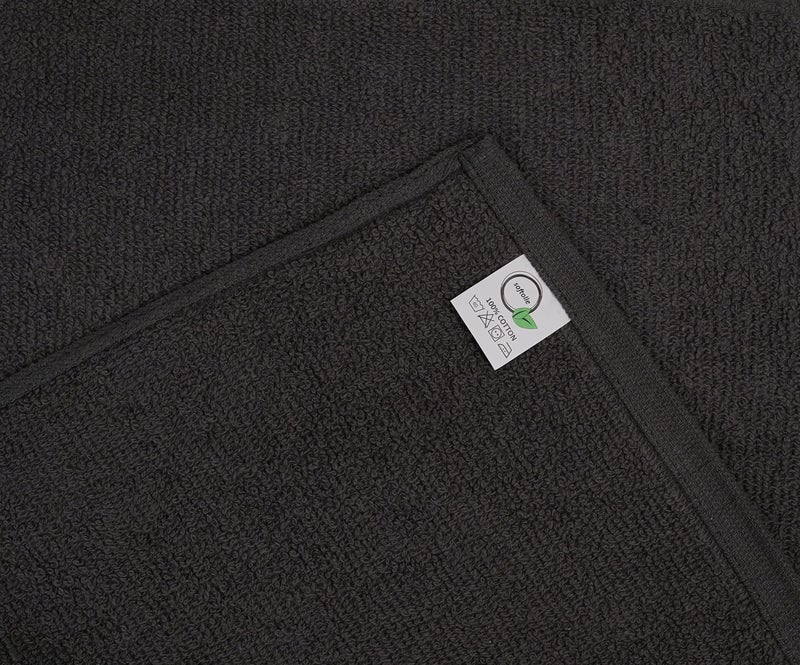 Softolle Softolle 100% Cotton Ring Spun Salon Towels- Pack of 24 (16  x 27 ) - Bulk Pack of Hand Towels - Not Bleach Proof - Used As Spa Towels  Hair Towel  Facial Towels  Gym Towel & Hand Towel (Grey)  - Image 4