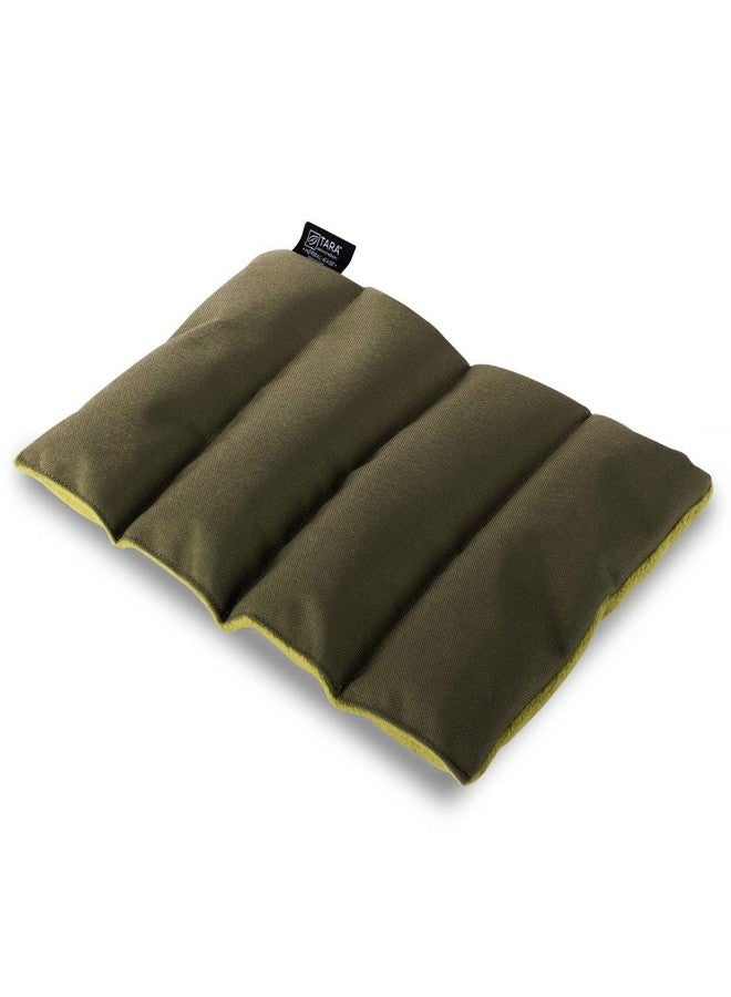 TARA Spa Therapy Herbal-Ease Aromatherapy Uni-Pack Pillow for Any Part of Body, Hot/Cold, Gift Box, Green Olive - Image 1