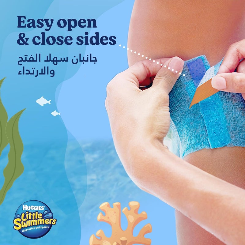 Huggies Little Swimmers Swim Pants Diaper - Size Small - Image 5