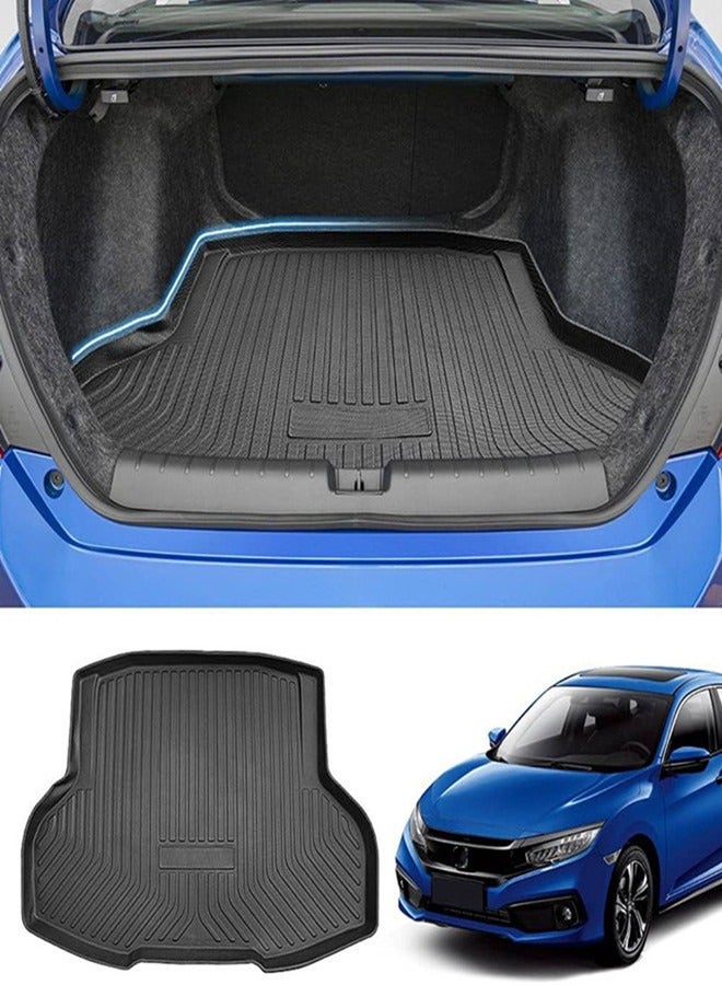 Generic Honda Civic Custom Fit Cargo Trunk Mat, Boot Liner for Civic 10th Gen 2016-2021 Models. Heavy duty Cargo Mat  - Image 1