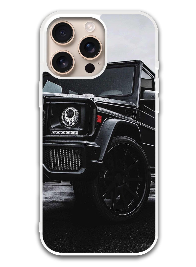 Theodor Protective Case Cover For APPLE IPHONE 16 Pro Car (4) (White Bumper) - Image 1