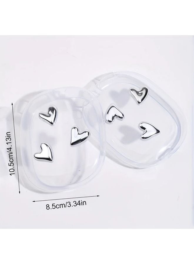 2pcs Transparent Protective Case Set For AirPods Max Scratch Proof Shell - Image 1