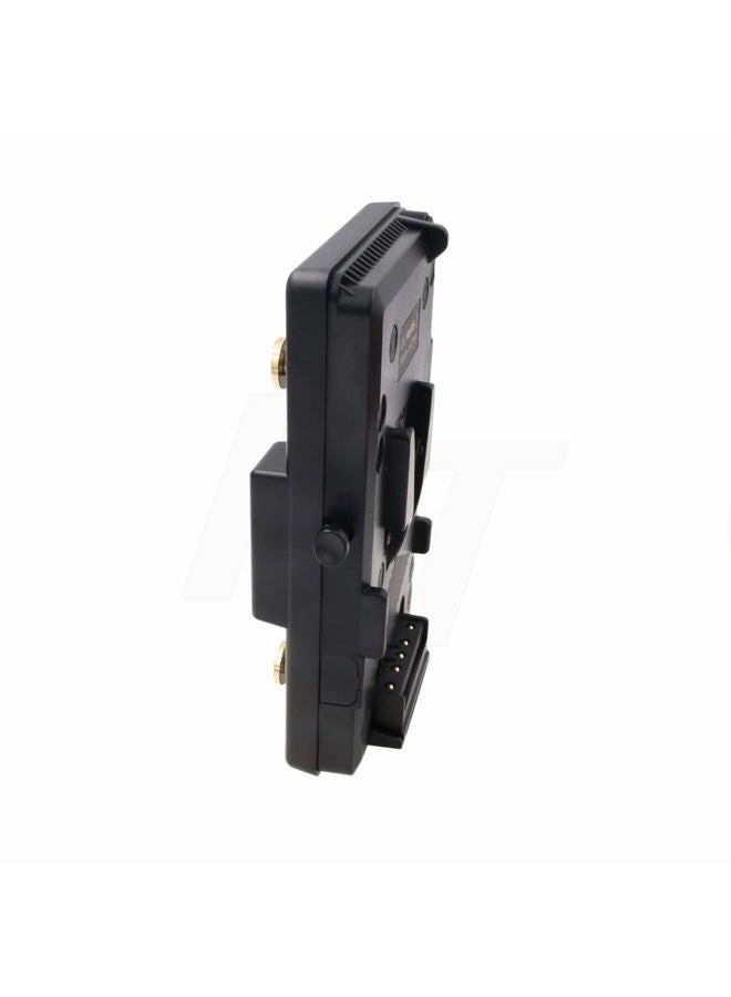 HangTon V Mount Battery Mounting Plate Adapter Converter to Gold Mount Lock Plate D-tap for Anton-Bauer IDX Sony ARRI RED Camera Charge - Image 4
