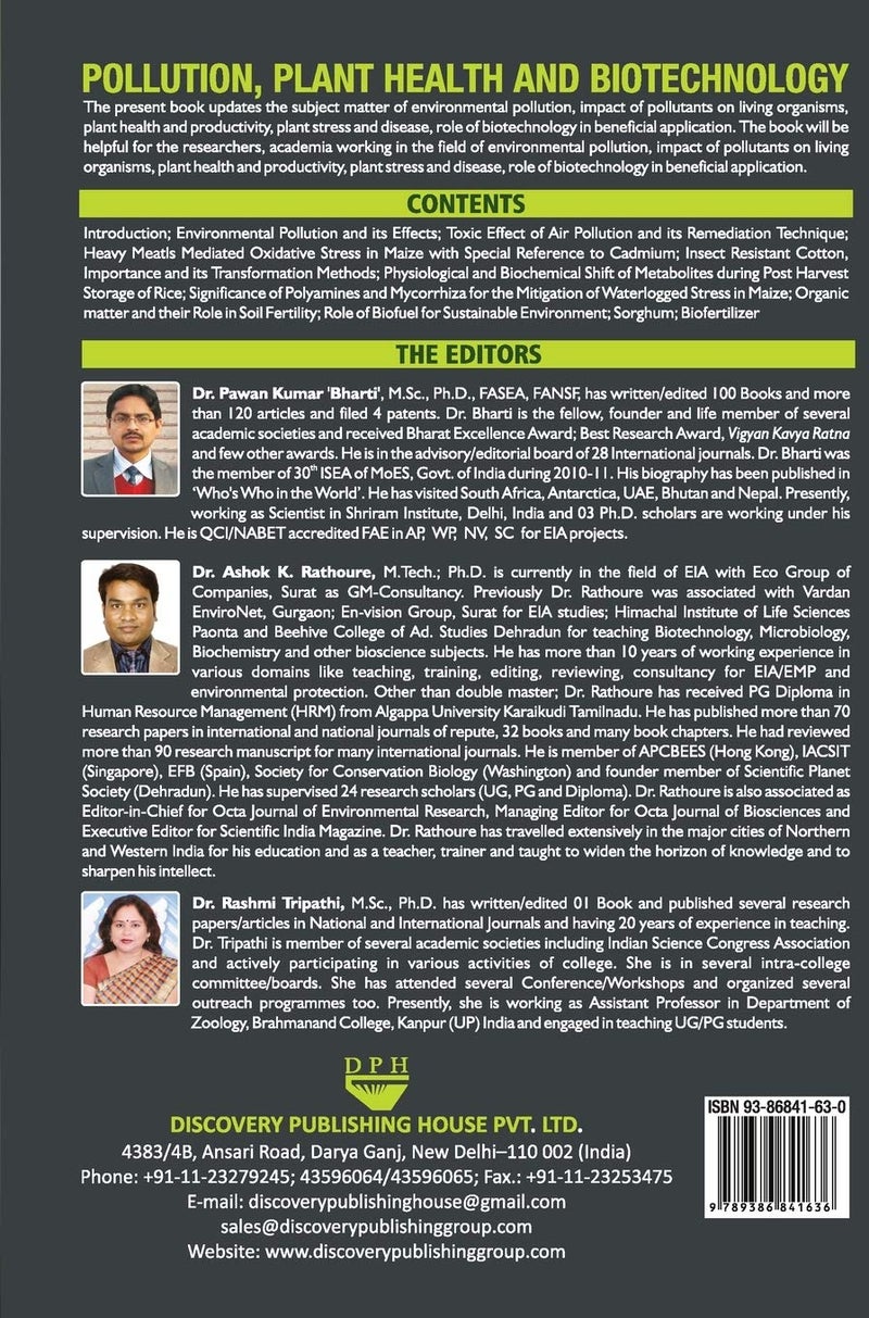 POLLUTION, PLANT HEALTH AND BIOTECHNOLOGY  - Image 2
