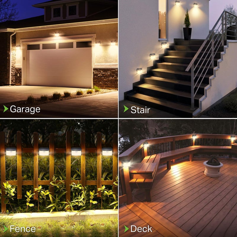 CLAONER Solar Lights Outdoor [ðŸ’ ððšðœð¤/126 LED], Wireless Motion Sensor Lights, IP65 Waterproof Security Lights 3 Modes, 270Â° Lighting Angle, Ultra-Bright Wall Lights for Deck Patio Fence Garage - Image 2