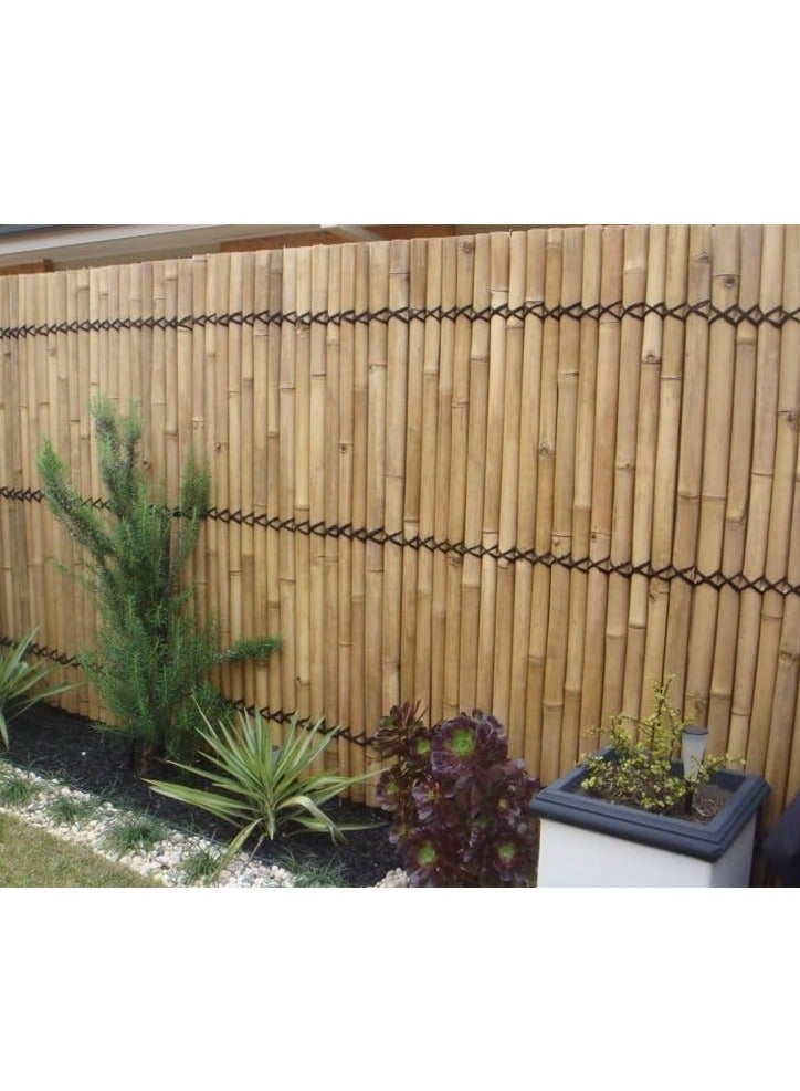 Egardenkart Egardenkart® Premium Half Split Bamboo Panel Fence - Natural and Sustainable Outdoor Privacy Screen  - Image 4
