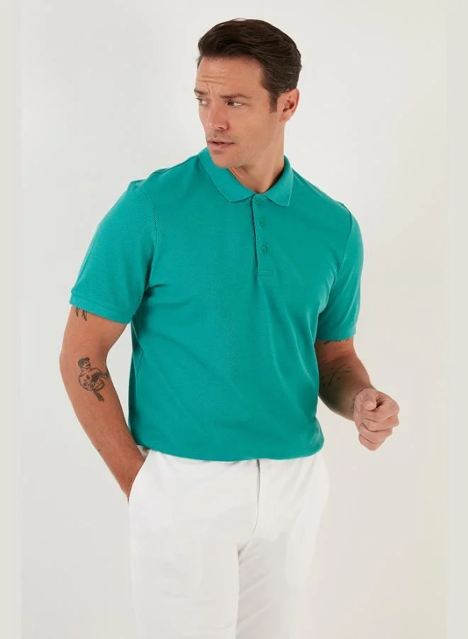 Buratti Cotton Regular Fit Buttoned Polo Collar 3-Pack T Shirt Men's T-SHIRT 5902127S3