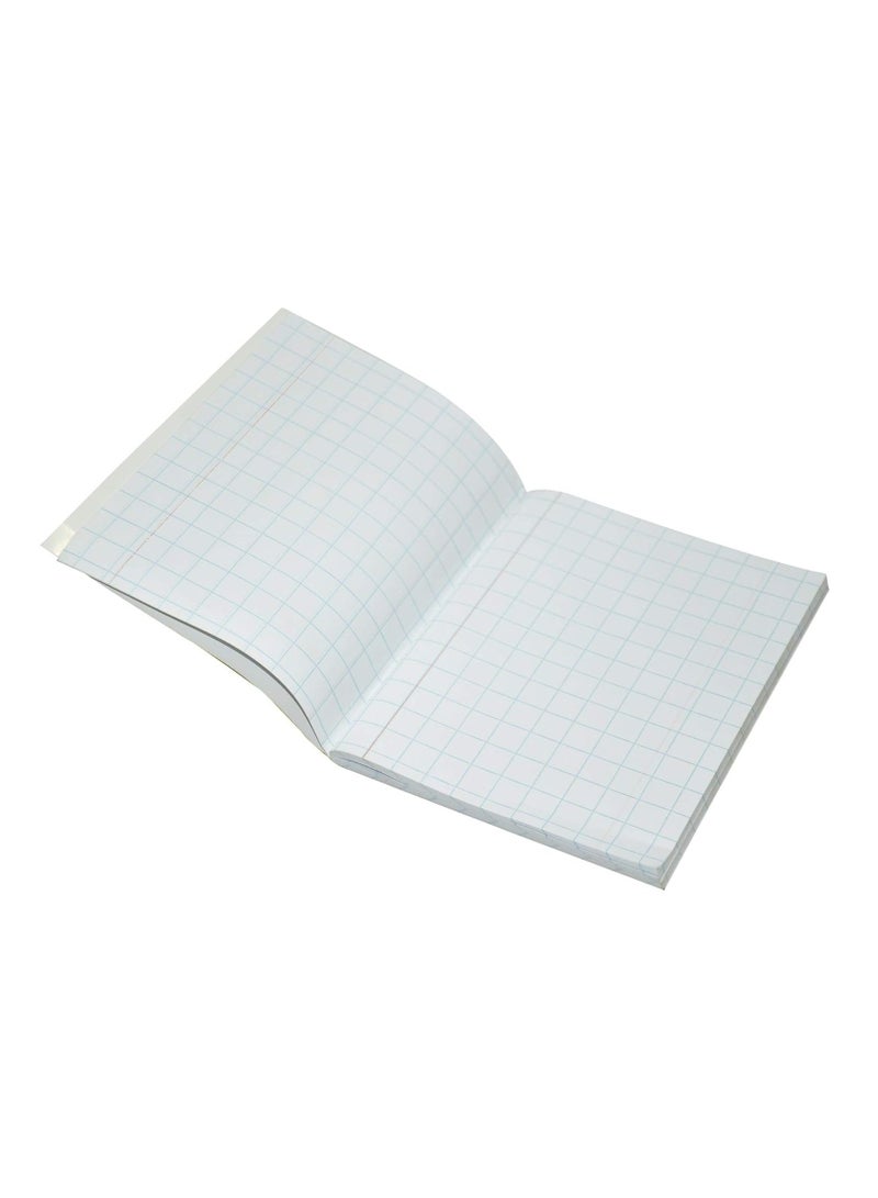 FIS Exercise Books 15 Mm Square With Left Margin, 200 Pages, Pack Of 6 Pieces, 16.5 X 21 Cm Size - FSEBSQ15200N - Image 3