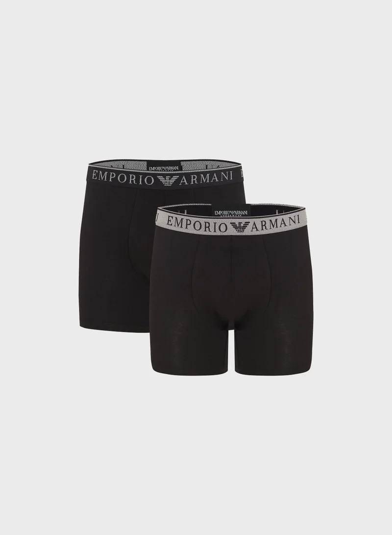 امبوريو ارماني Logo Band Boxers
