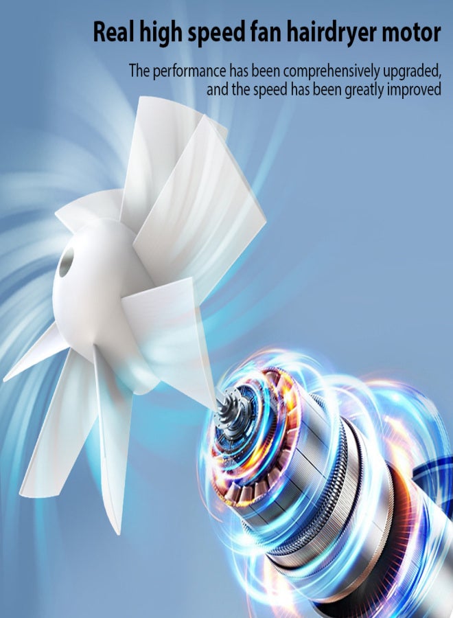 Portable Waist Fan 5000mAh Rechargeable Mini Fan Hands-free Turbo Personal Fan with Ultra Long Endurance 100 Levels Wind Speed Hanging Waist Fan for Outdoor Workplace Farm Travel Fishing - Image 3