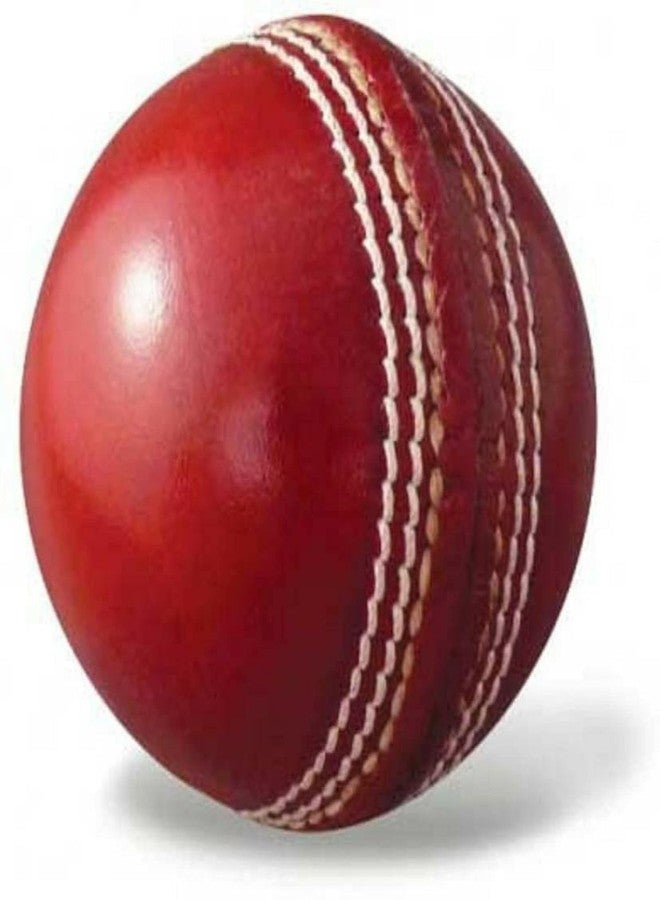 RDS Red Leather Club Cricket Ball - Image 2
