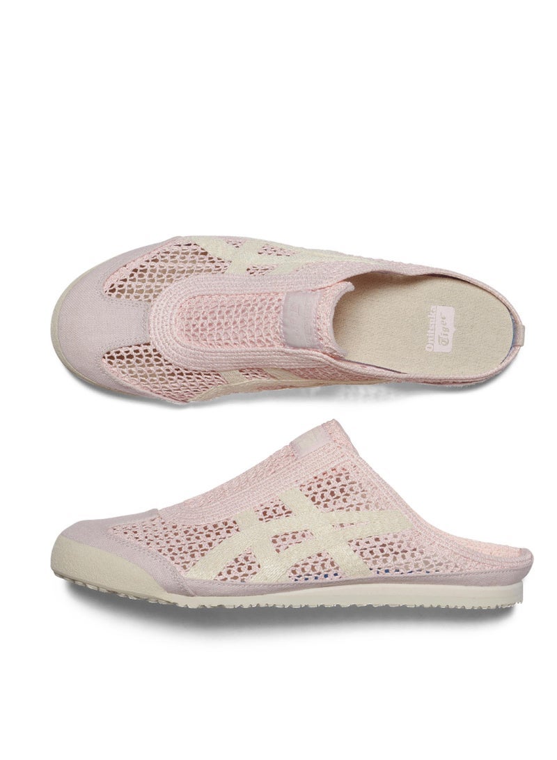 أونيتسوكا تايجر Sabot Slip-On Athlesiure Sandals الوردي / الكريم للرجال / النساء / الطلاب - Image 3