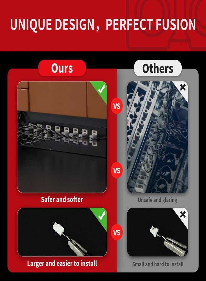 BRIKSMAX Light Kit for Lego-10359 Fountain Garden Building Kit, Creative DIY LED Lighting Accessories, Decorative Model Kit (Not Included Lego Set) - Image 5