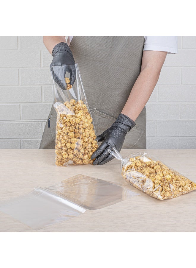Restaurantware 14 Inch x 7 Inch Heat Seal Bags, 100 High Clarity Resealable Pouches - No Flap, Recyclable, Clear Plastic Resealable Bags, Heat Sealable, For Snacks Or Meals - Image 5