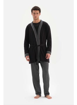 dagi Black Modal Groom Dressing Gown  - Image 1
