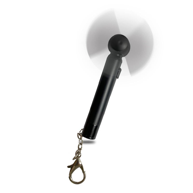 Handheld Mini Fan Pocket Purse Portable  Gifts for Mom AAA Battery Replaceable Small But Powerful Personal Fan Cooling for Women Men Reading Home Office Outdoor Travel CampingWith Keyring