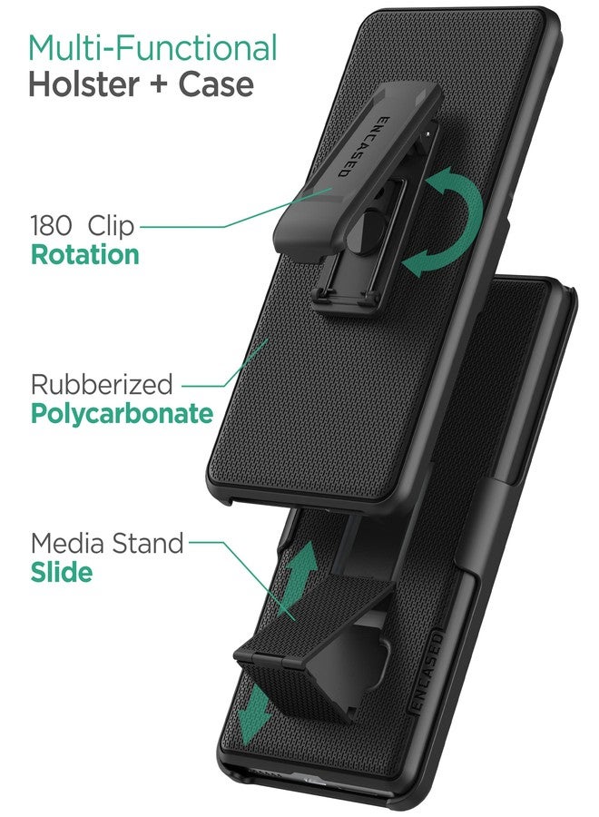 Encased DuraClip for Samsung Galaxy XCover 6 Pro Belt Clip Slim Case with Holster - Black - Image 5