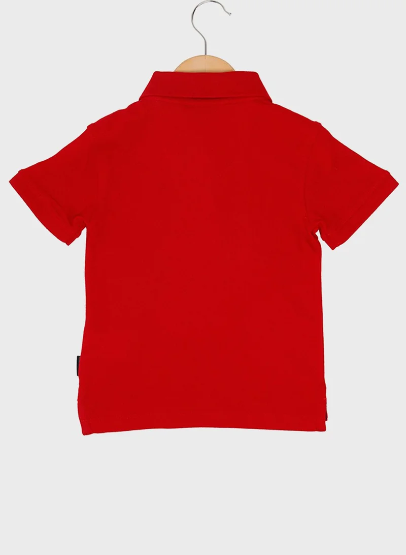bhpoloclub Kids Chest Logo Polo